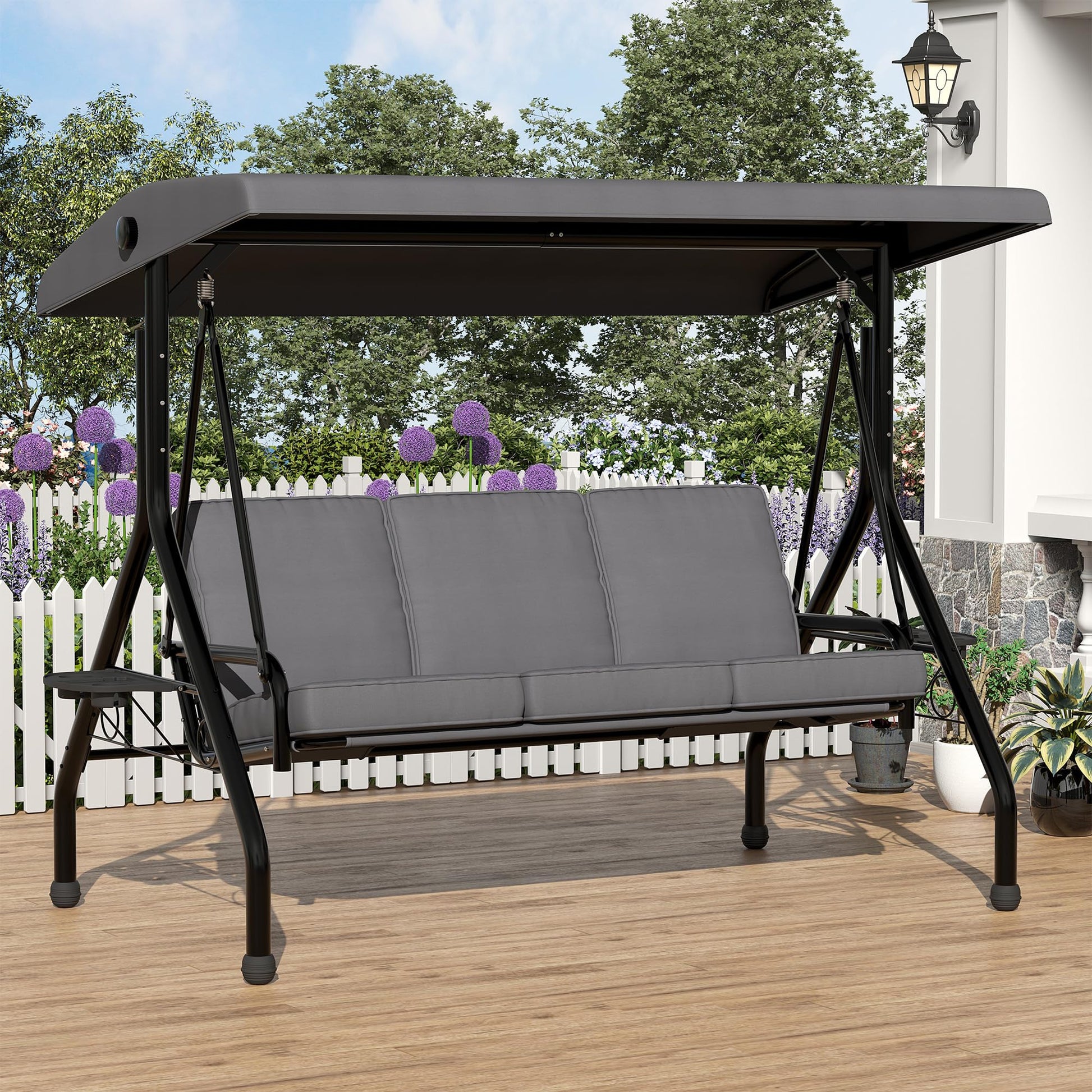 Silla columpio para patio GARVEE